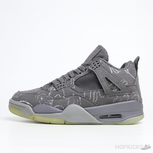 Kaws X Air Jordan 4 Grey [Glow In The Dark]